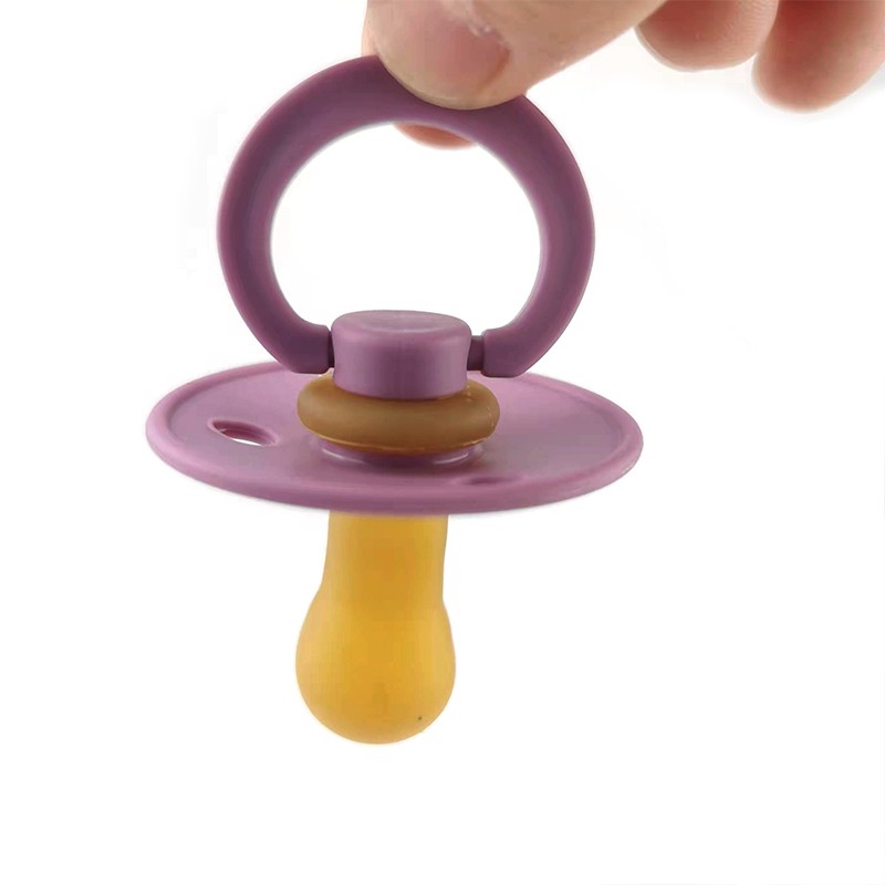 Baby Nipple Hot Sale Latex Pacifier Silicone Nipple Feeder Rubber Soother Teething Natural Latex Pacifier