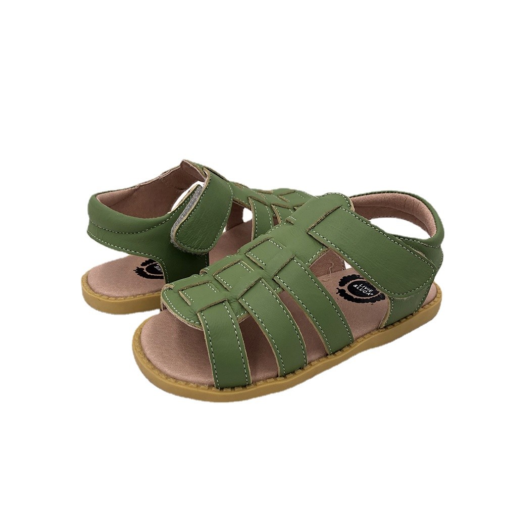 Tipsietoe 2022 Summer Kids Shoes Boys Sandals Sport Breathable Mesh Casual Baby Sandals Soft Bottom Non-slip