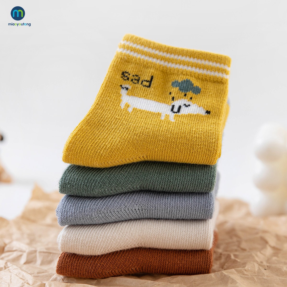 10pcs/lot Baby Boys Winter Socks Cartoon Animail Kids Spring Autumn Cotton Breathable Keep Warm Socks for Children Miaoyoutong