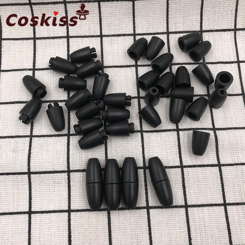 100pcs Black Gold Silver Separation Plastic Clasps for Silicone Teething Necklace DIY Safety Clasp Baby Teether Clasps