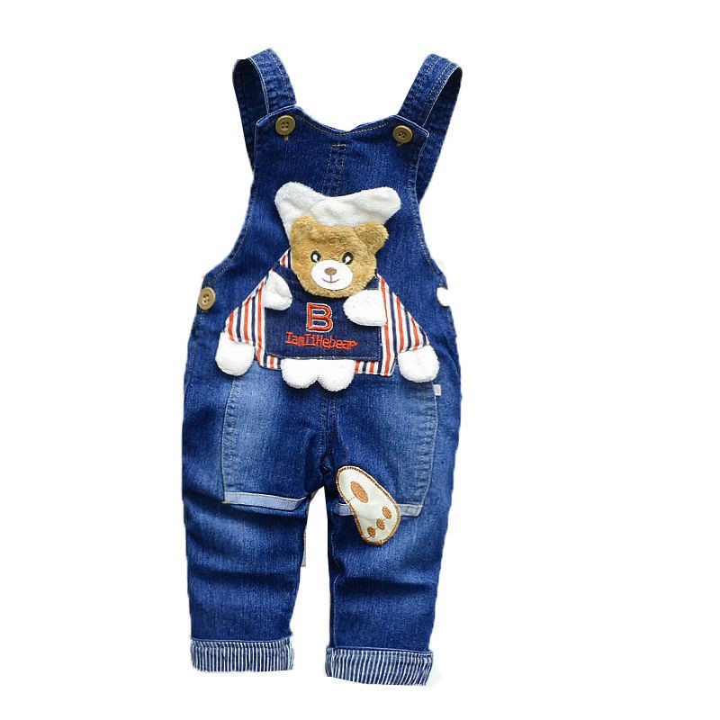 IENENS baby boy boys long pants denim overalls dungarune kids baby boy jeans jumpsuit clothing fittings clothing trousers