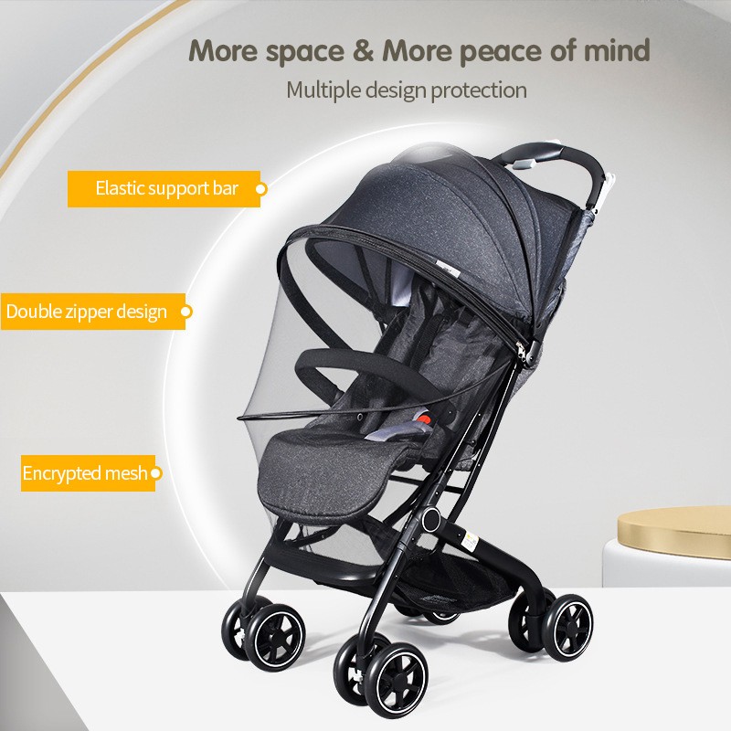 Baby Stroller Mosquito Net Full Cover Universal Pram Anti Mosquito Net High Quality Summer Pushchair Mosquito Net Breathable