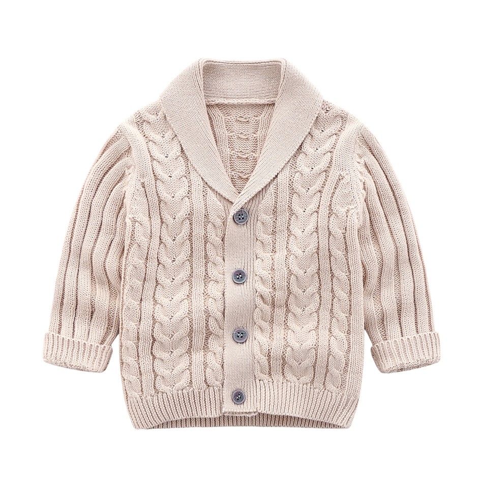 Handsome Kids Jacket Baby Boys Knitting Sweaters Children Clothes Girls Sweater Baby Spring Autumn Outfit Coat Costumes JYF