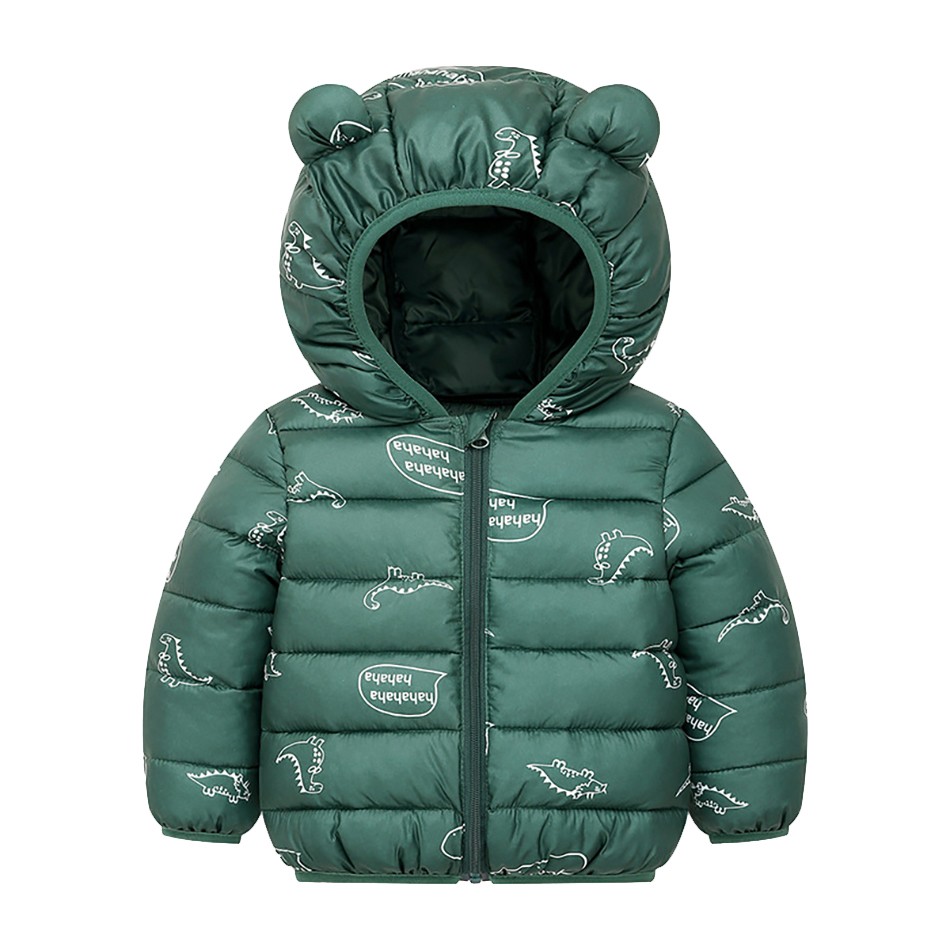 Autumn Winter Baby Boys Clothes Cotton Thick Kids Girls Parkas Parkas Warm Coat Children Costume JYF