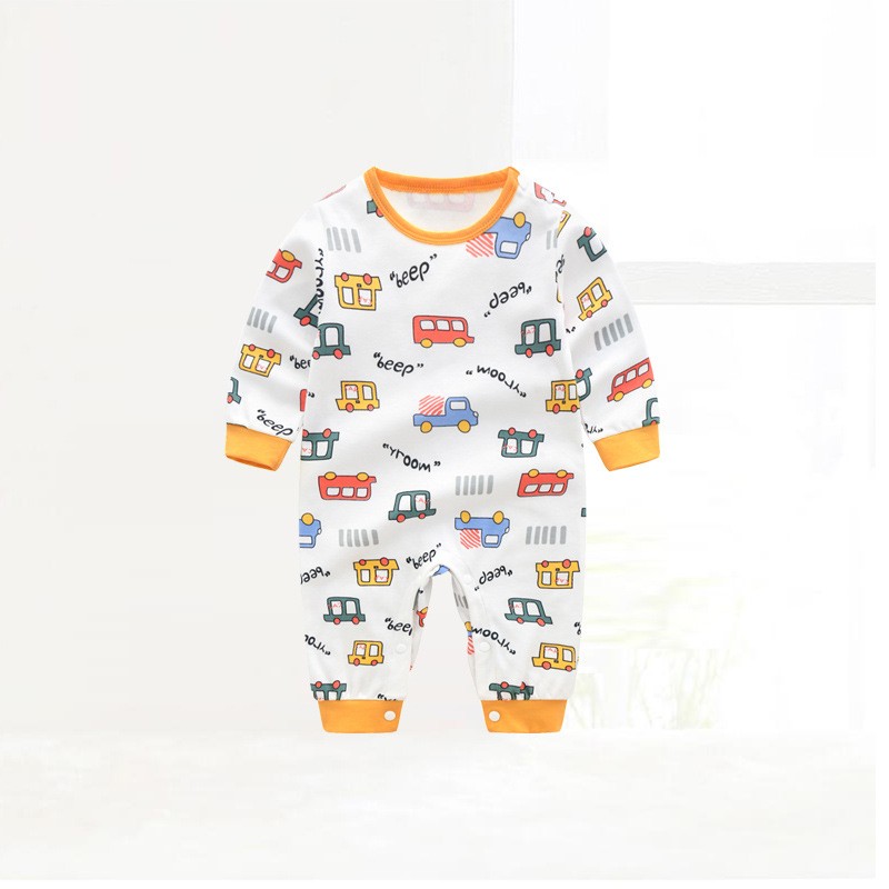 baby bodysuit 2021 new baby clothes soft cotton long sleeve cartoon baby boy girl clothes jumpsuit