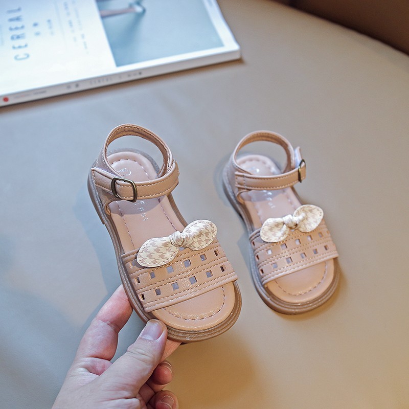 Girls Sandals 2022 Summer New Hollow Out Princess Brim Shoes Children's Fashion Antiskid Beach Shoes XXJ - 3033