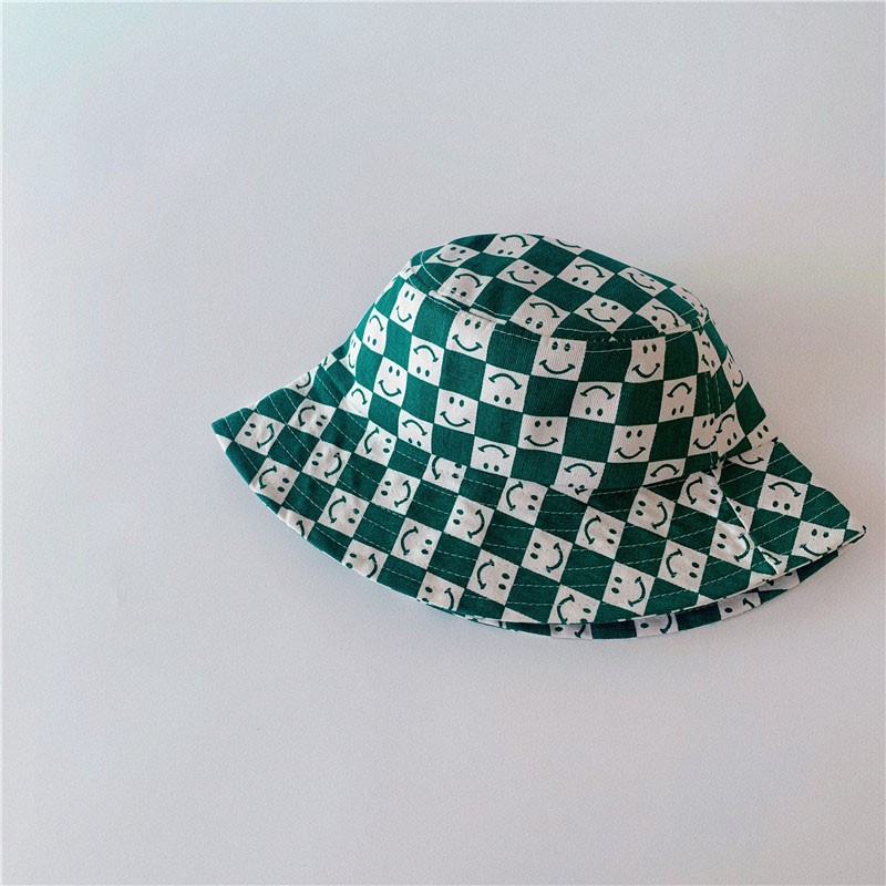 MILANCEL 2022 Spring New Kids Cap Casual Boys Hat Korean Smile Girls Hat Fashion Chess Children Hat