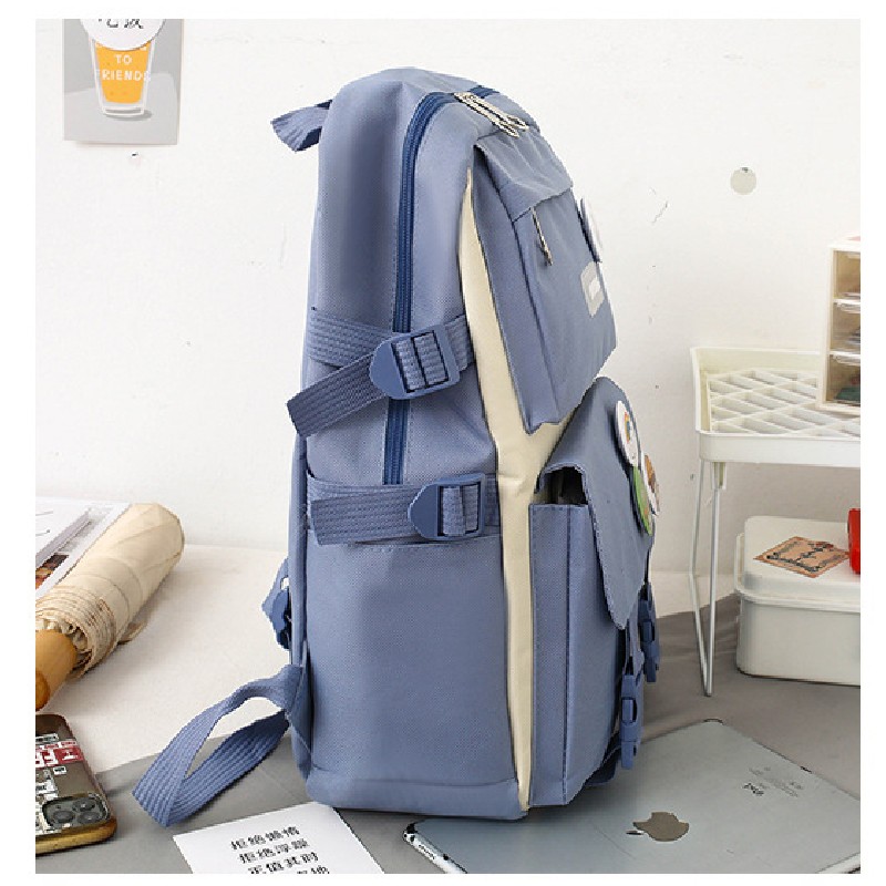 Lightweight middle school female students school bag fresh and lovely primary school students girl heart large-capacity backpack