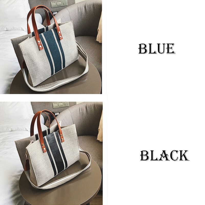 MSGHER Women Canvas Bags Famous Brands Handbag Casual Women Bag Trunk Tote Shoulder Bag Ladies Large Messenger Bag