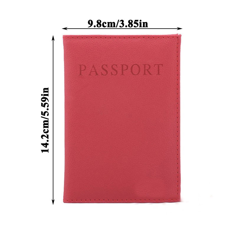 For Women Men Zipper Passport Cover Protective Cover Fashion Passport Case Organizer Card Holder Passport Holder With Zipper