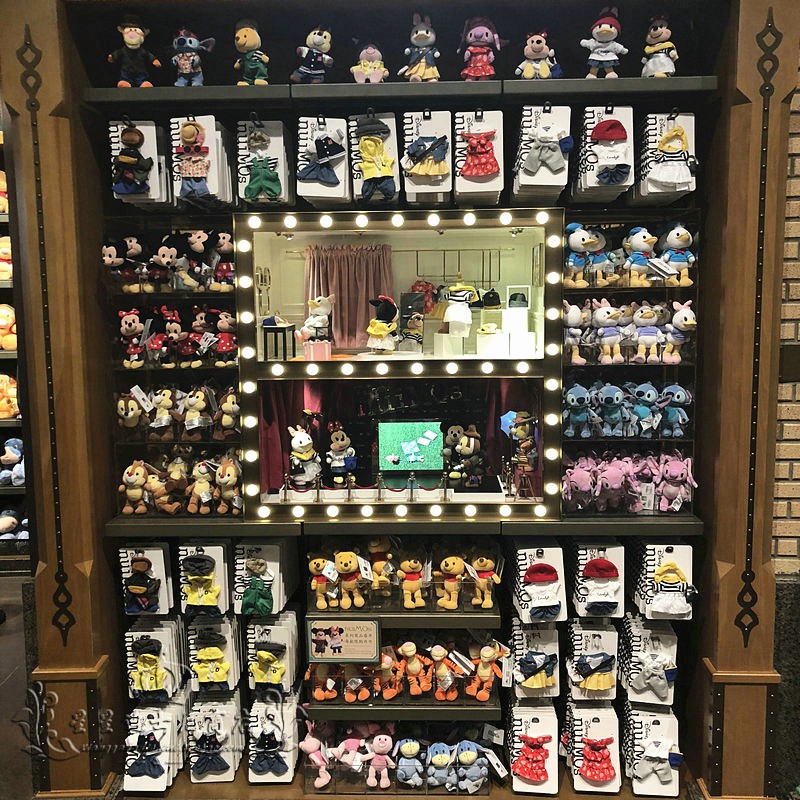 Authentic Shanghai Disney Shopping NuiMOs Mickey Minnie Donald Duck Stitch Pooh Cute Skeleton Doll Wallets