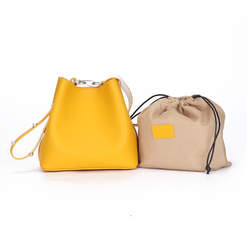 New Drawstring Bucket Bag Ladies Fashion Bag Large Capacity Diagonal Shoulder Bag Women's Bag