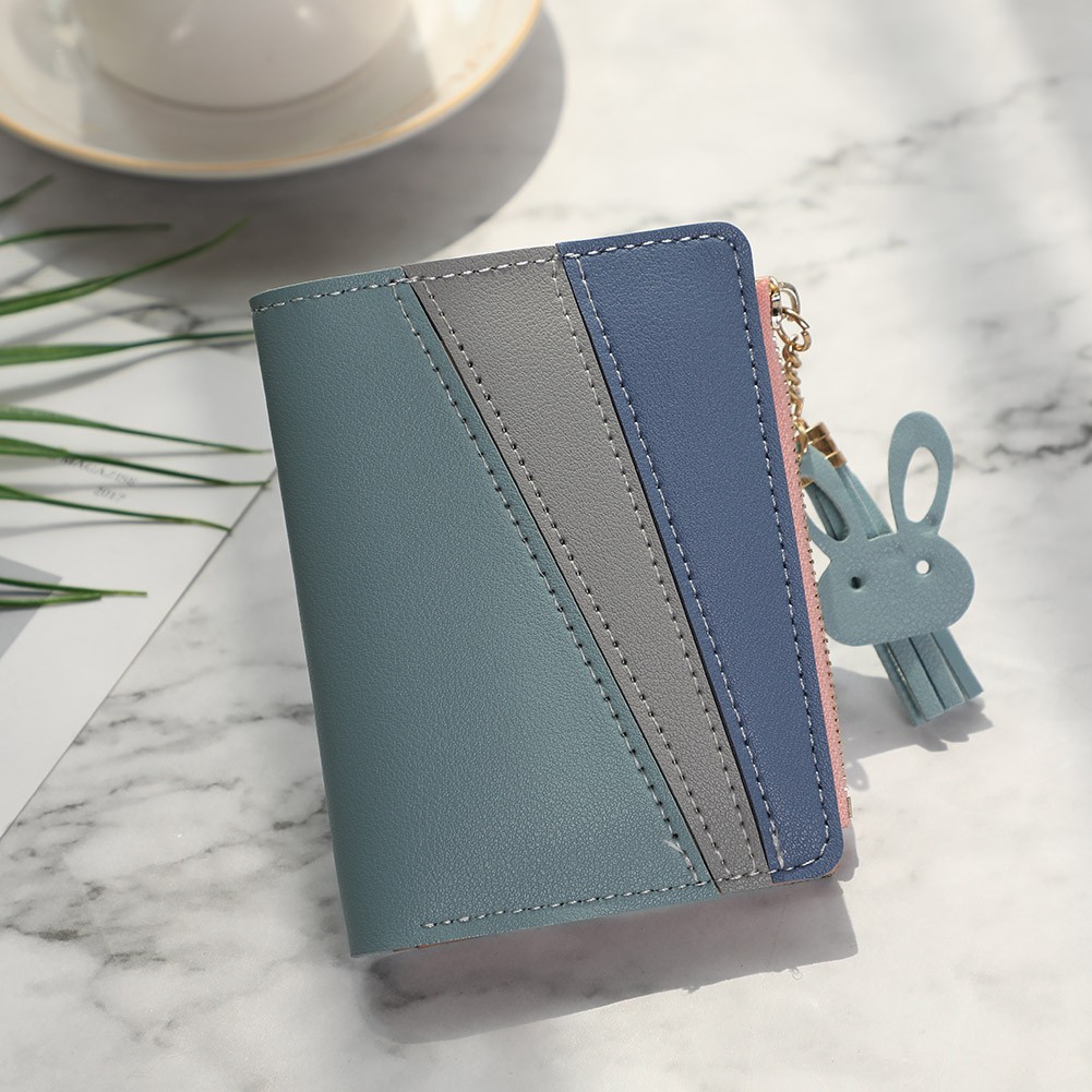 Women's PU Leather Wallet, Wallet, Card Holder, Necklace, Wallet, Card, Money Bag