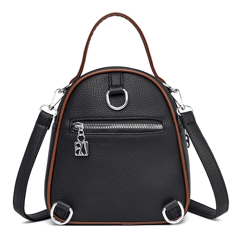 Fashion Vintage Leather Women Shoulder Bag Backpack Multifunctional Luxury Handbag Women Messenger Bags Female Crossbody Bags