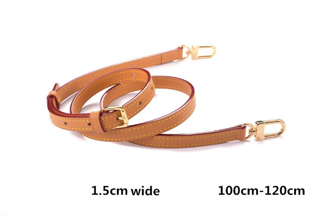 Bag Strap 100% Genuine Leather Strap for Designer Brand Shoulder Messenger Bag Strap Oxidation Cowhide Bag Accessory Parts