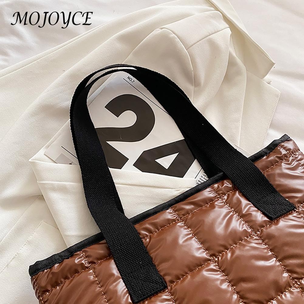 Women's solid color zipper shoulder bag retro pure color nylon messenger bags underarm shopping bag