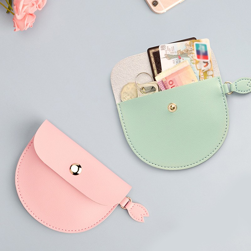 New Mini Wallet Small PU Leather Card Holder Ladies Card Bag Storage For Women Clutch All-match Female Coin Purse Money