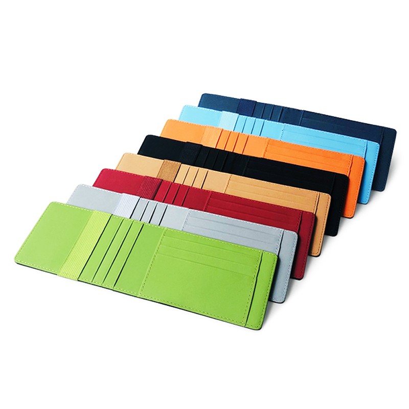 Fashion Mini Wallet Slim Money Wallet Coin Bag Multi Card Pocket Men Business Credit Card Holder Passport Clip Cash Organizer