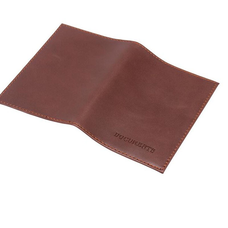 Khaki Russian Crazy PU Leather Smooth Auto Driving License Cover Bag for Car Driving Documents Credit Card Holder