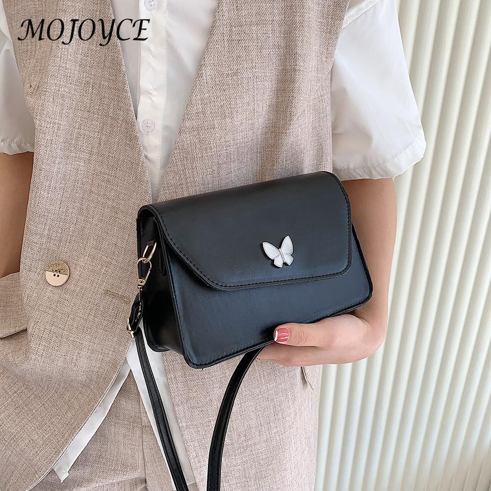 Women PU Leather Butterfly Messenger Bag Casual Lady Flap Crossbody Bags Vintage Ladies High Quality Shopping Bags For Girls Handbags