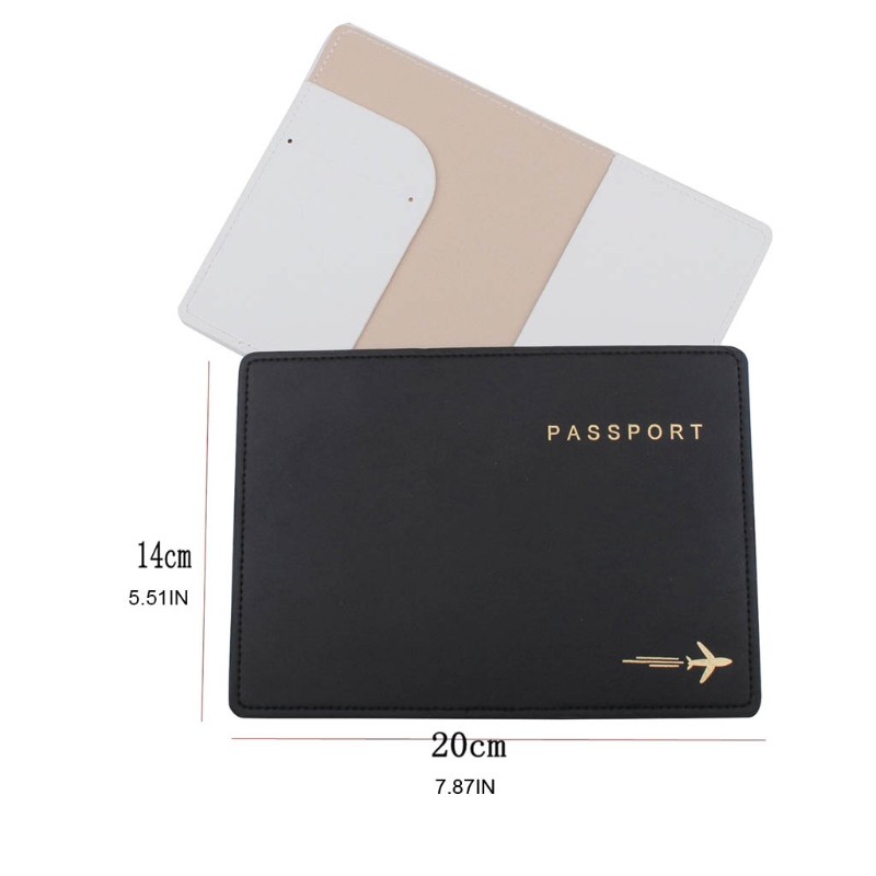 Multifunctional Passport ID Credit Card Holder Cover PU Leather Case Protector Organizer