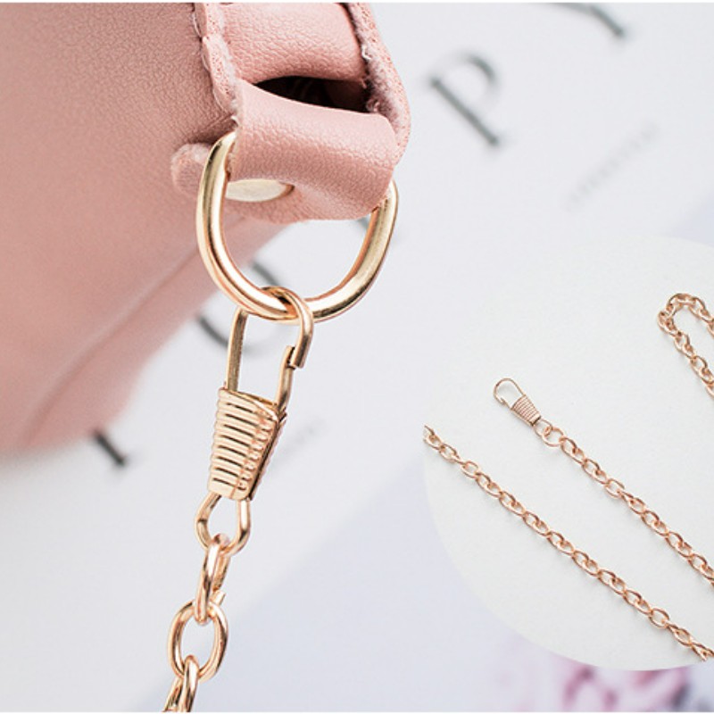 TRAVEASY 2022 new women's bag chain small bag Chaozhou embroidery line leisure style one shoulder versatile cross-body bag