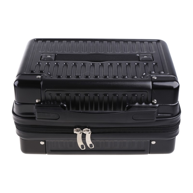 14 inch multifunction lady cosmetic bag travel hand luggage large capacity portable carry makeup bag professional suitcase