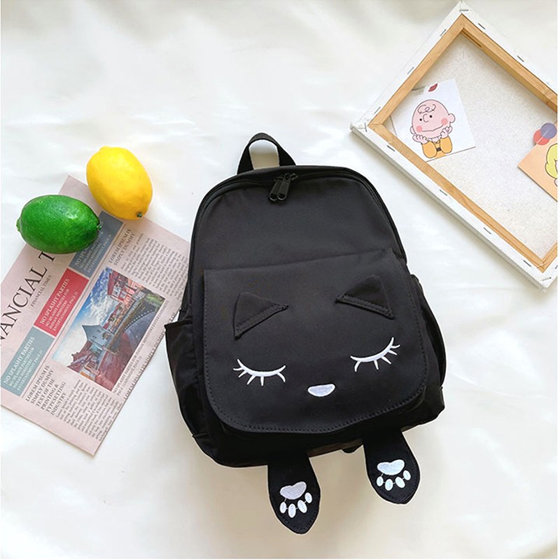 New Children's Backpack Cute Cartoon Cat Girl Backpack Pupil Kindergarten Kids Girls Boy Backpack Unisex Kid Game Bag Travel Bag