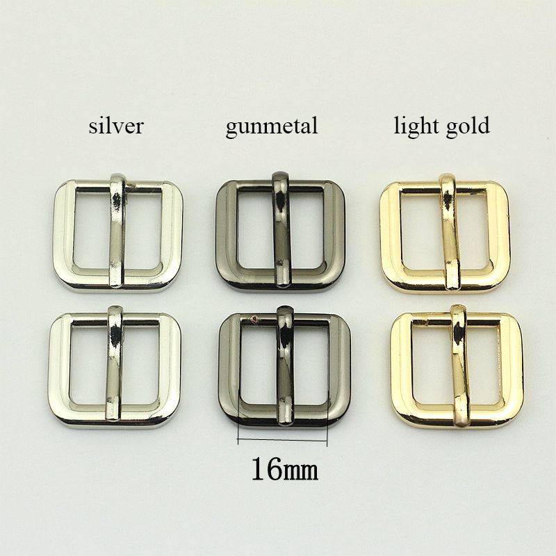 50pcs 12/16/19/25mm Metal Pin Bag Buckle Belt Adjustment Clasp DIY Luggage Strap Pin Hook Shoes Belt Buckles Accessory