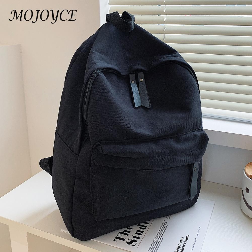 Portable Canvas Color College Bag School Bag For Teenage Girls Travel Camping Outdoor Bags