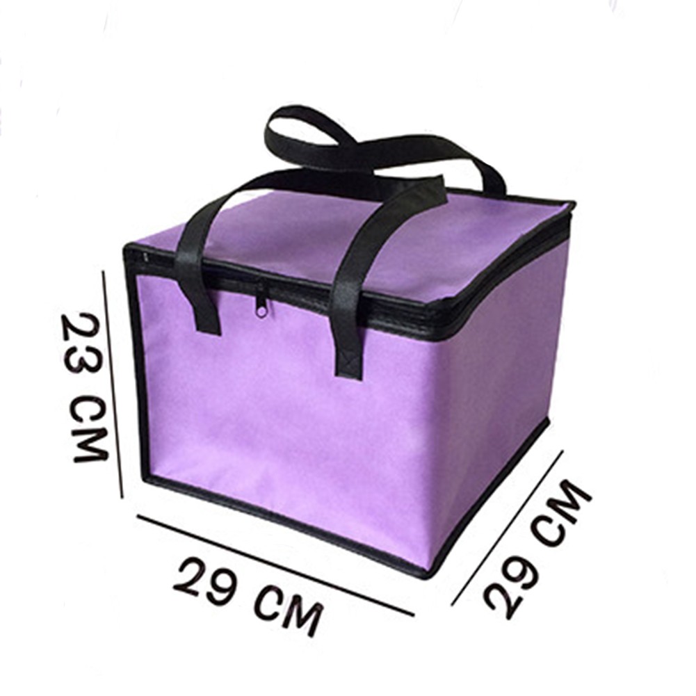 Foldable Large Cooler Bag Portable Food Cake Insulated Bag Aluminum Foil Thermal Box Waterproof Ice Package Lunch Box Delivery Bag