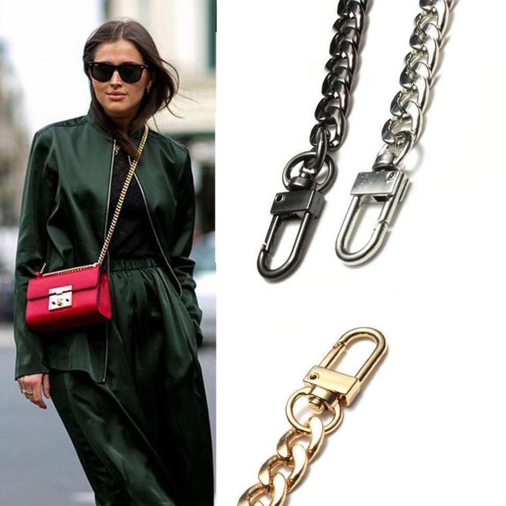 Durable Long Plated Replacement Strap Accessories DIY Easy Installation Shoulder Strap Metal Fashion Bag Chain