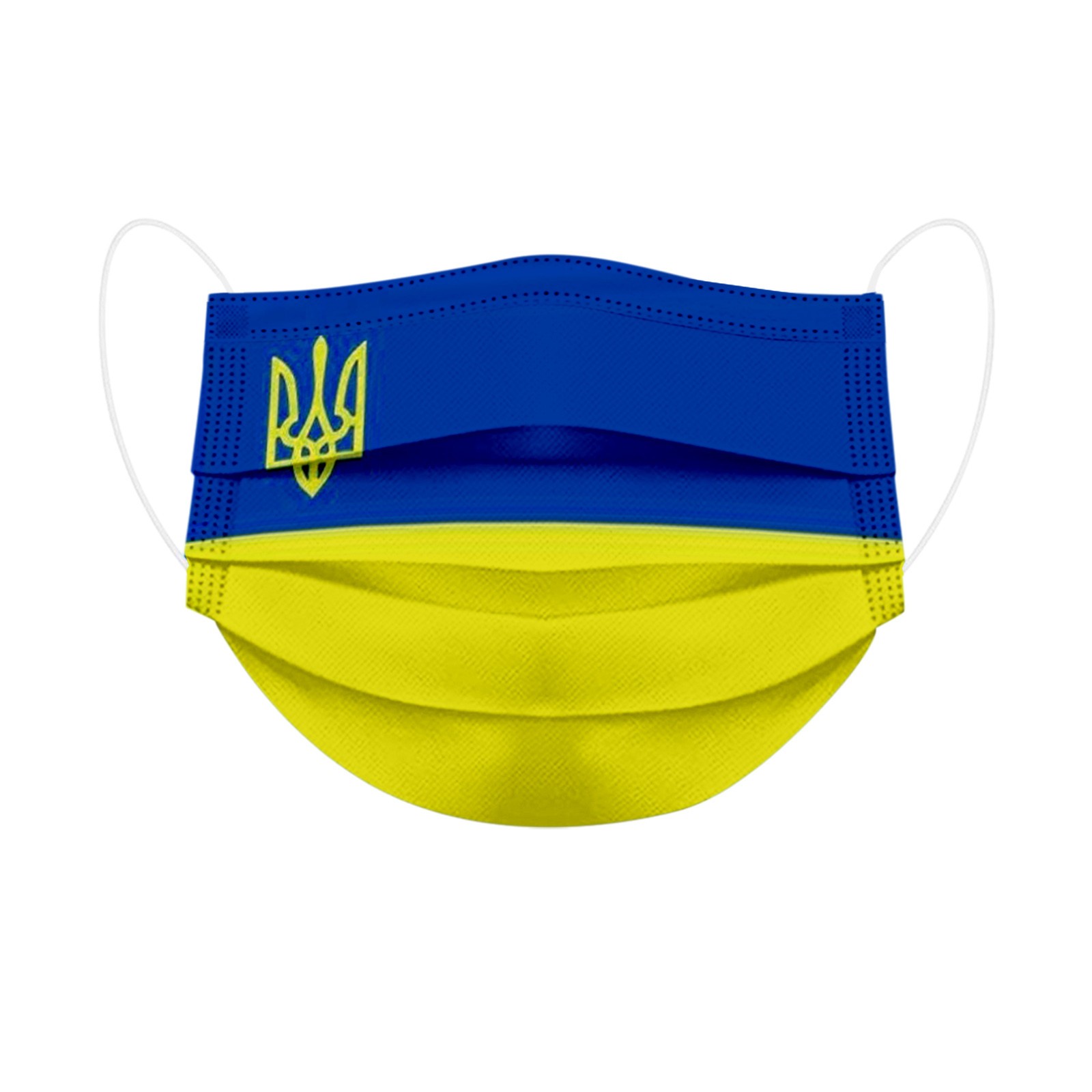 10/50pcs ukraine flag mask adult disposable mask face mask blue yellow printed 3 layers industrial ua ukr ukraine flag masks