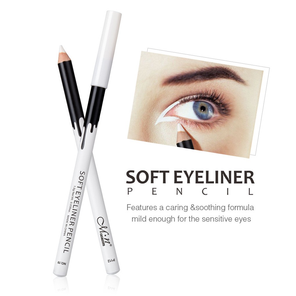 Eyeliner Pencil Makeup Women Long Lasting Waterproof Pigment Eye Liner White Eyeliner Pen Cosmetic 1-10pcs