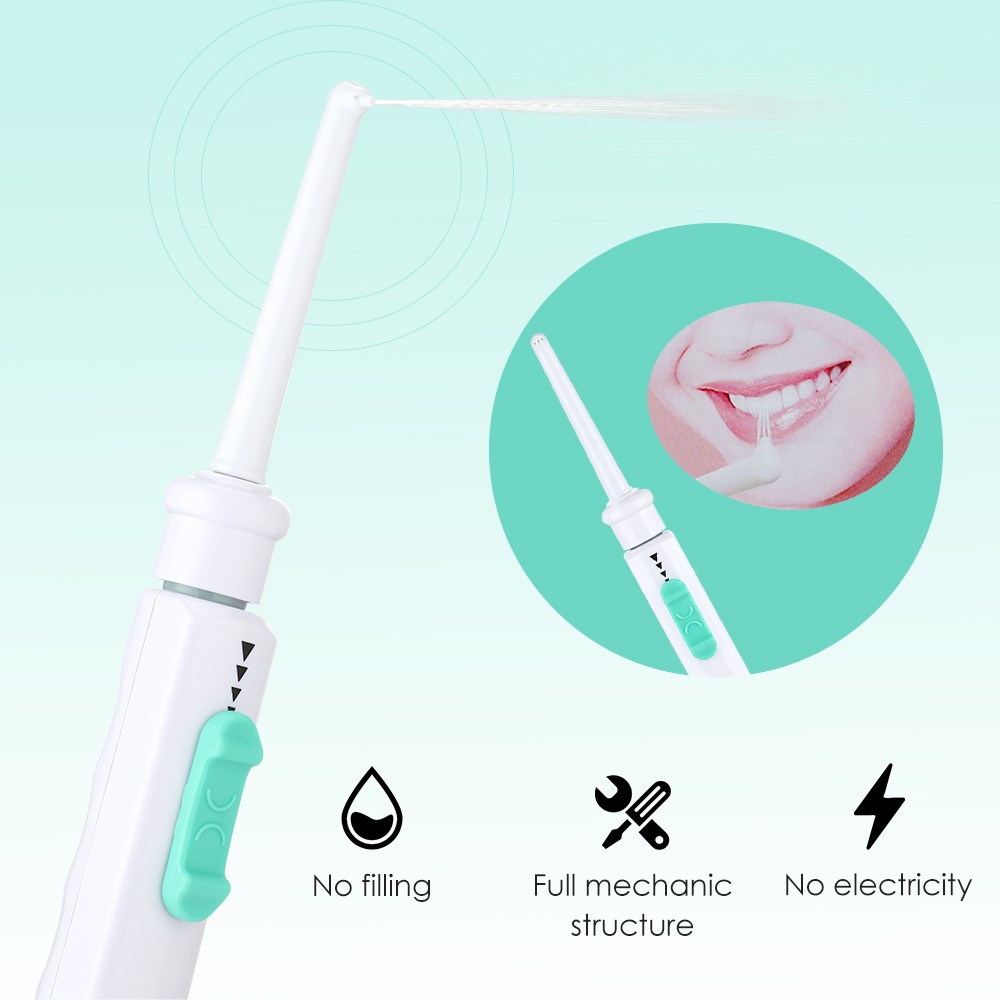 Dental Oral Irrigator Faucet Water Jet Water Flosser Thread For Teeth Whitening Teeth Cleaning Tools For Home Oral Hygiene