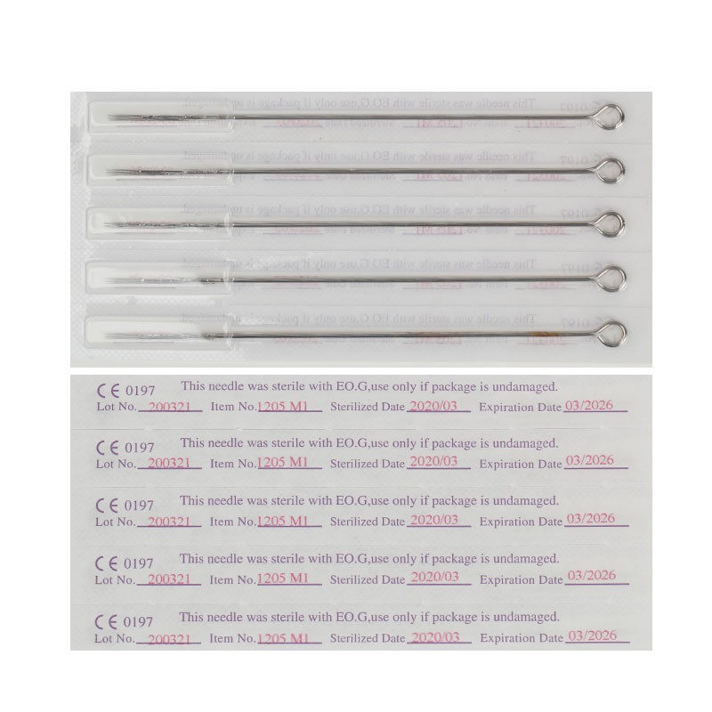 100pcs Mixed Disposable Tattoo Needles 3RL 5RL 7RL 9RL 5RS 7RS 9RS 5M1 7M1 9M1 Assorted Tattoo Needle