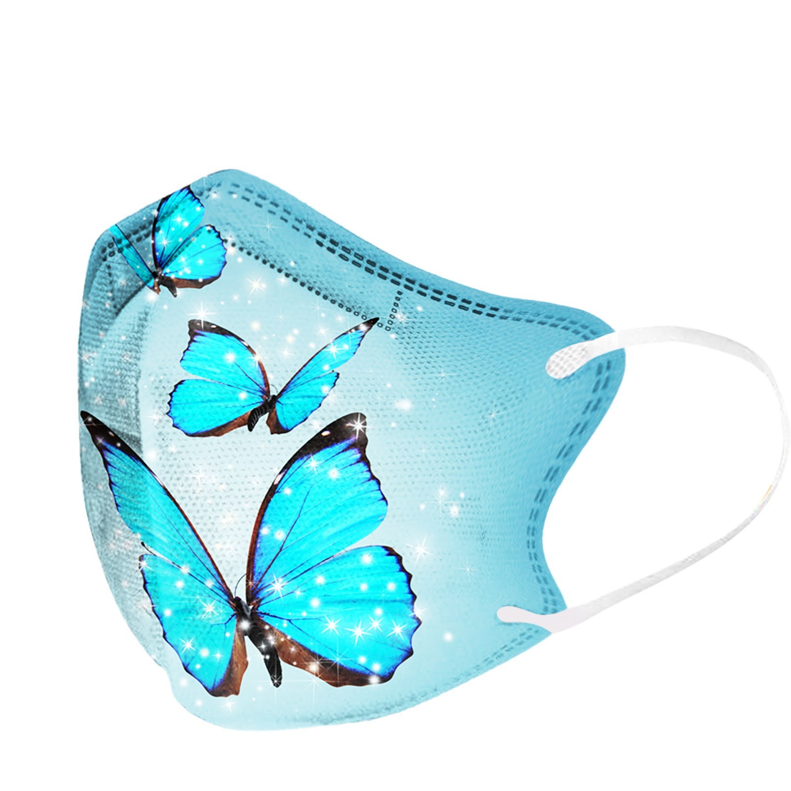 Mascarillas fpp2 mask 2-10 years old 5-layer rainbow Butterfly starry skys printed KN95 mask PM2.5 children FFP2 CE face mask