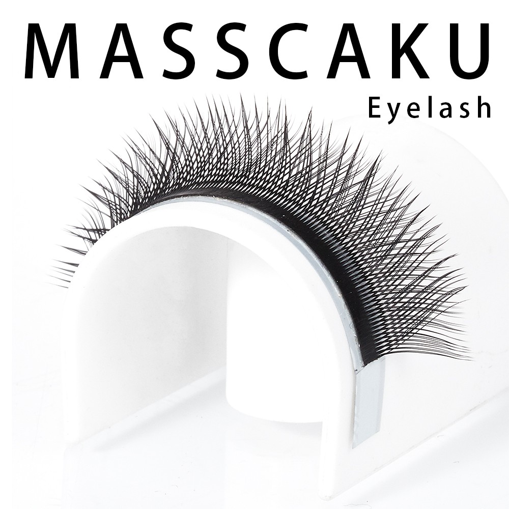 MASSCAKU New Arrival YY Shape Thin Lash Eyelash Extensions Individual Natural and Soft Lash Wholesale/Supplies