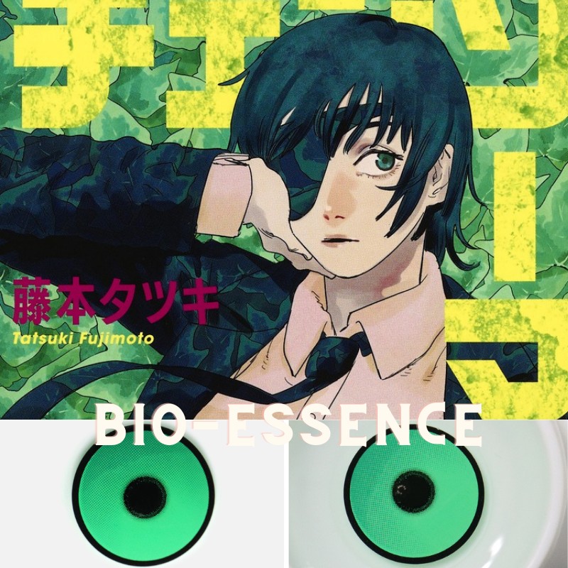 Bio-Essence 1 Pair Cosplay Colored Contact Lenses For Eyes Anime Accessory Anime Makima Lens Chainsaw Lenses Man Lenses