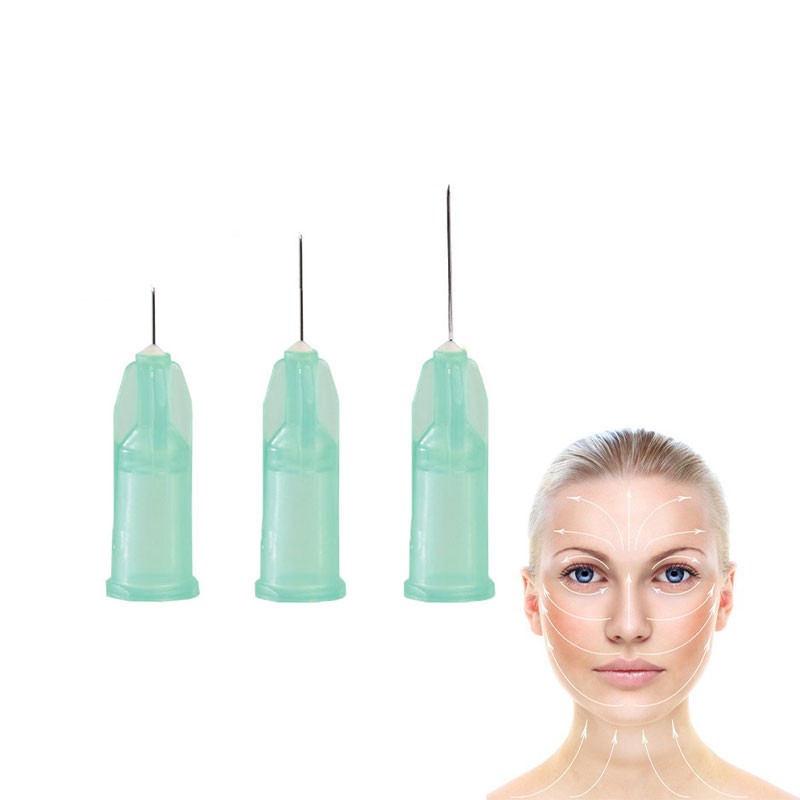 10pcs/bag Disposable Plastic Medical Beauty Syringe Mesotherapy Painless Micro Needle Sterile Hypodermic Micro Injector