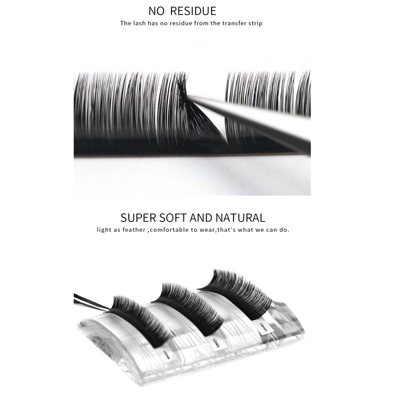 NEWCOME eyelash extension individual curl B/C/CC/D eyelashes 0.03-0.25mm thickness eyelash extension for make-up professionals