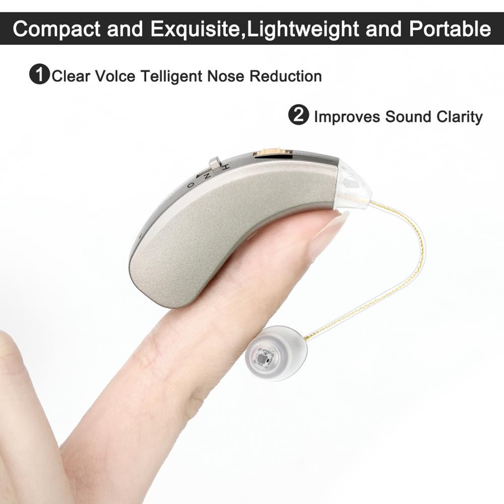 Rechargeable Hearing Aid Mini Wireless Speaker Best Ear Aids for Elderly Moderate to Severe Loss Drop Shipping