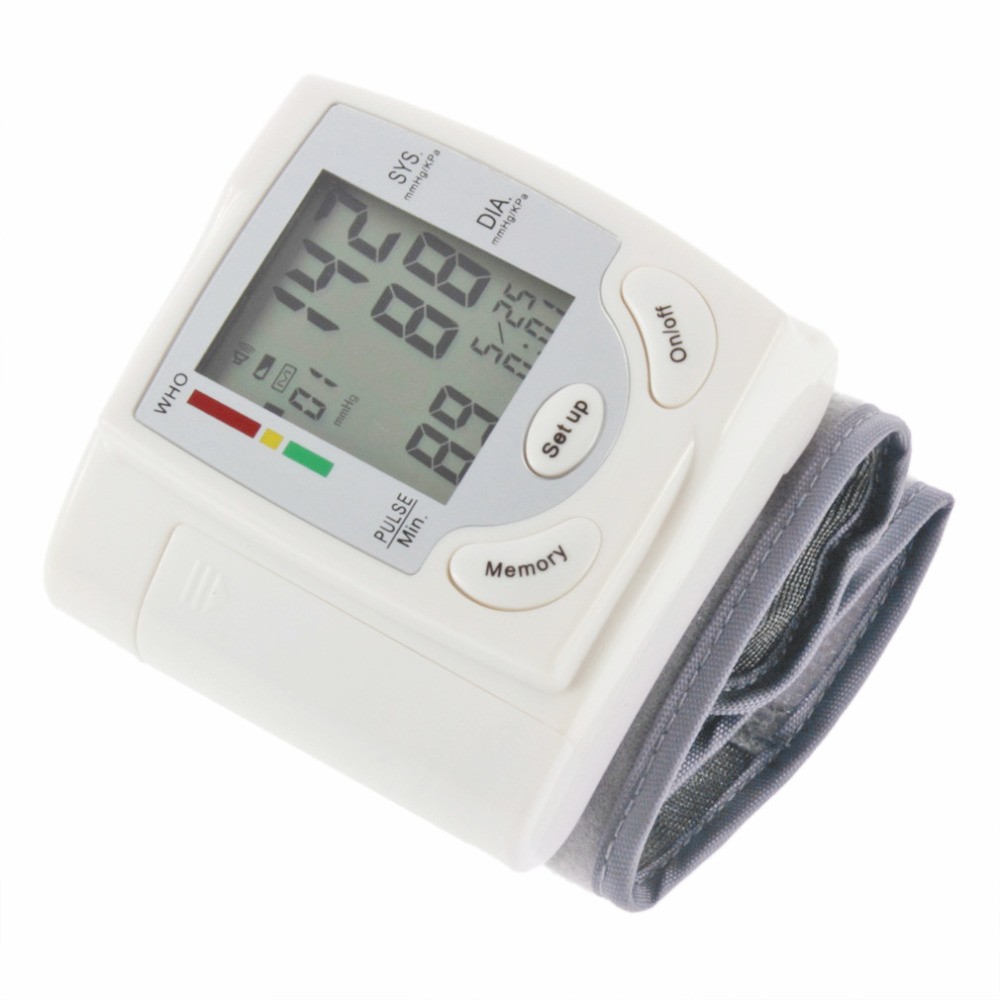 Wrist digital automatic sphygmomanometer, blood pressure monitor, heart rate, tonometer, sphygmomanometer