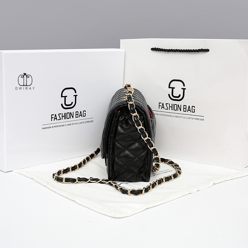 Chain Female Bag Large Capacity Single Shoulder Bag High Quality PU Leather Single Shoulder Bag Women's Bag Versatile Bag 2022
