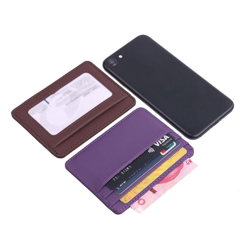 Men Leather Thin Wallet ID Money Credit Card Slim Holder Money Pocket Organizer