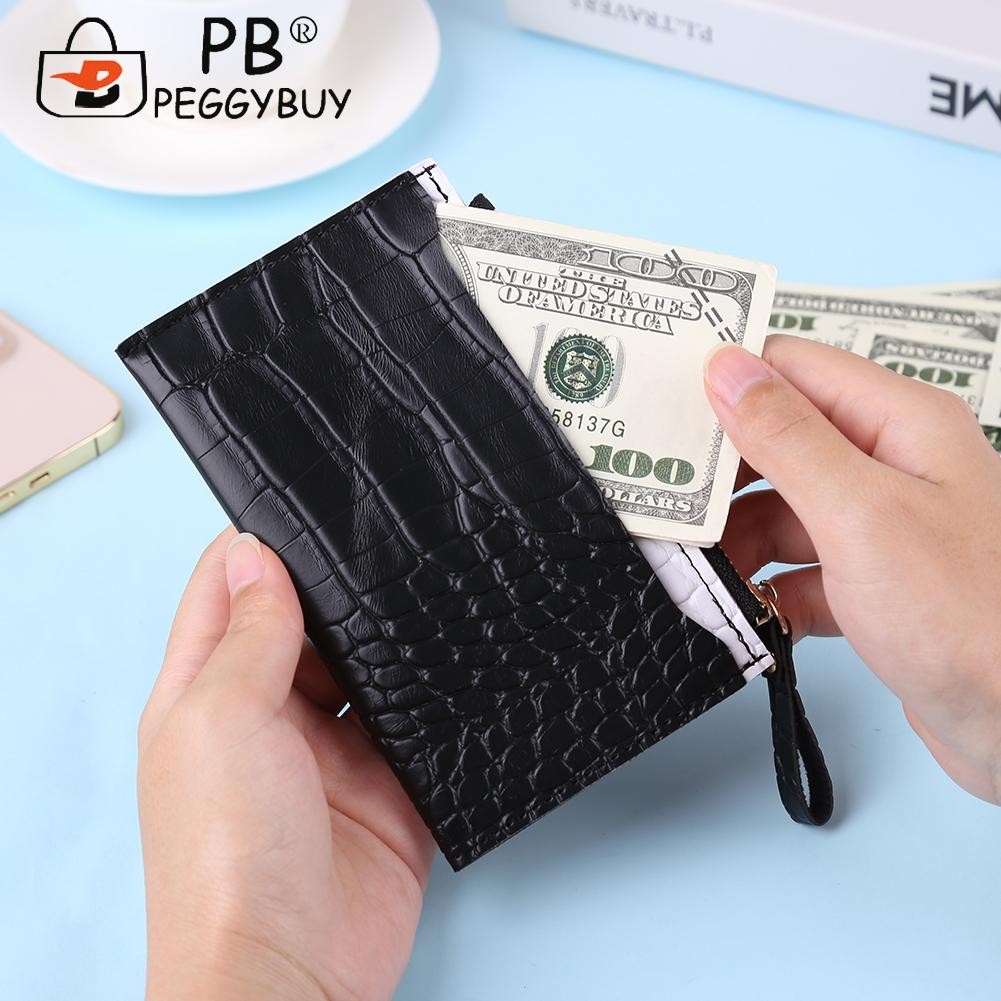 Fashion Female Wallet Crocodile Patterns Teen Girl Women Wallet Phone Zipper Pocket Wallet Card Coin Holder Pocket Ladies