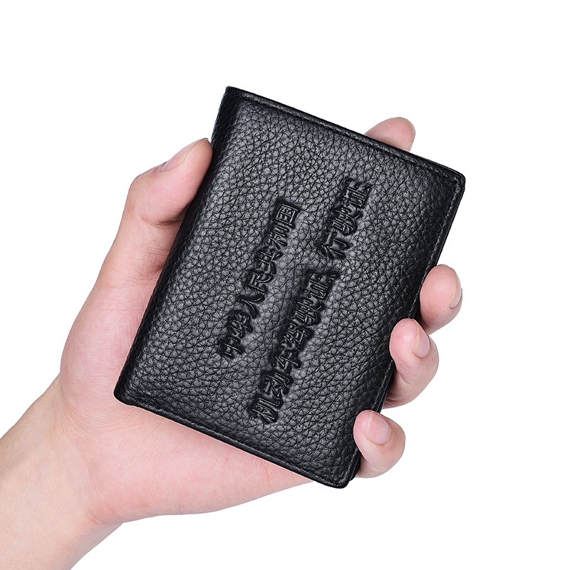 CHALLEN-Men's Wallet Card Holder,Men's Wallet with Coin Pocket,Vintage Faux Leather Short Wallet,Slim Soft Wallet