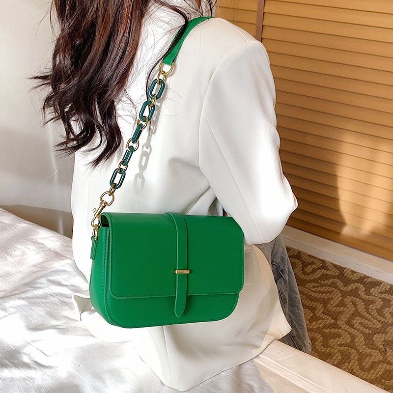 2022 New Women Crossbody Bags Solid Color Fashion PU Leather Women's Face Solid Color Shoulder Bag Female Messenger Bag