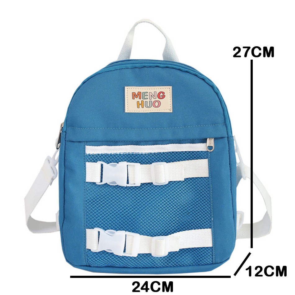 Small Multi-purpose Women's Cute Backpacks Korean Sweet Girls Waterproof Nylon Schoolbags Casual Shoulder Bags Handbag Purses