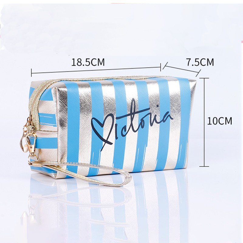 Waterproof Laser Zipper Cosmetic Bags Women Neceser Make Up Bag Pouch PVC Wash Makeup Bag Travel Organizer Case Mujer Bolsas